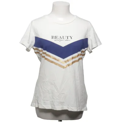 T-shirt (Blanc, Bleu) de Fransa Coton biologique