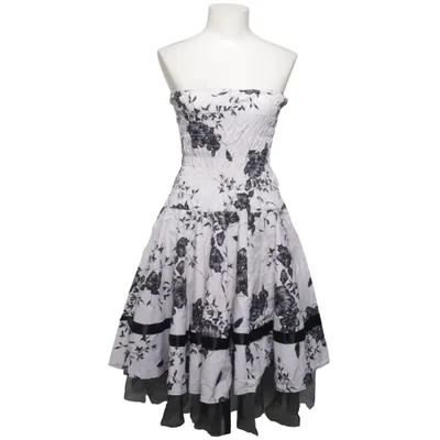 Robe (Blanc, Noir) de Lycra Coton, Élasthane