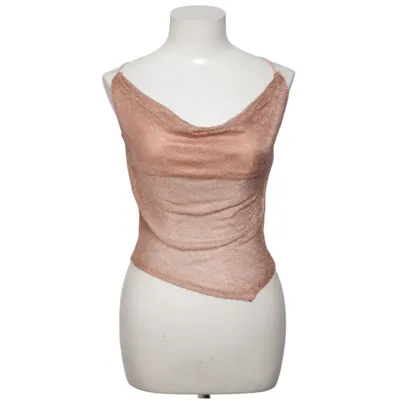 Crop top (Brun) fra Light Before Dark Elastan, Metallfiber, Polyester, Viscose
