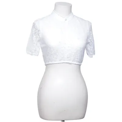 Dirndl blouse (White) from Stockerpoint Elastane, Polyester