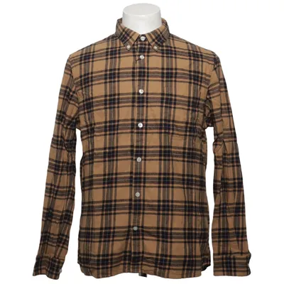 Flanellhemd (Beige, Schwarz) von Burton Menswear Baumwolle