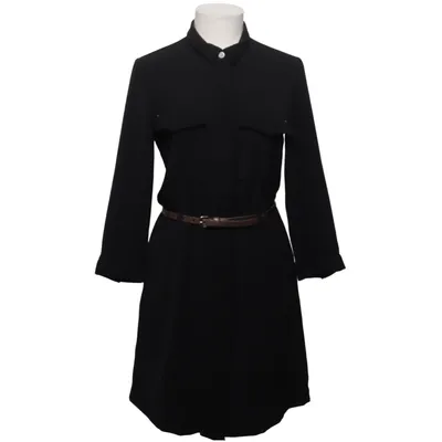 Shirt dress (Black) from Mango Basics