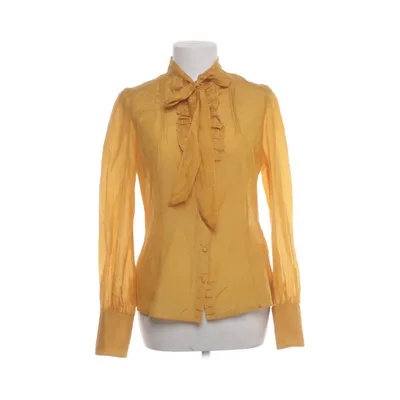 Knytblus (Gul) från Pepe Jeans Silke, Bomull, Polyester