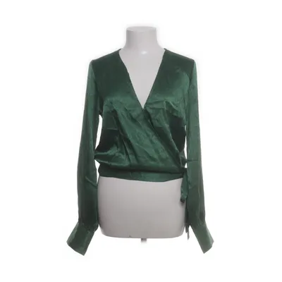 Wrap blouse (Green) from NLY Trend Polyester, Elastane