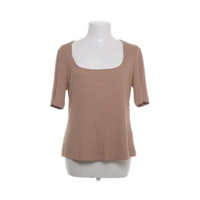 Topp (Brun) från H&M Modern Classic Elastan, Viskos