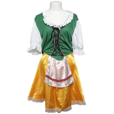 Udklædning (Grøn, Hvid, Gul) fra Wicked Costumes Polyester