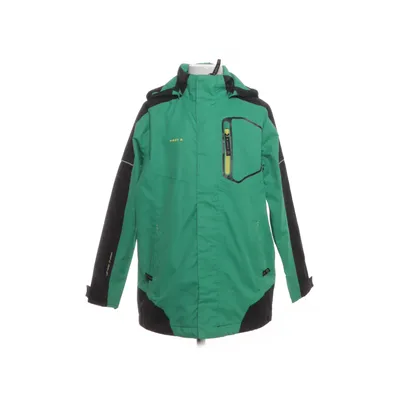 Shell jacket (Green, Black) from First B Polyester