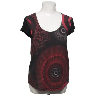 Haut (Noir, Rouge, Multicolore) de Desigual Élasthane, Viscose