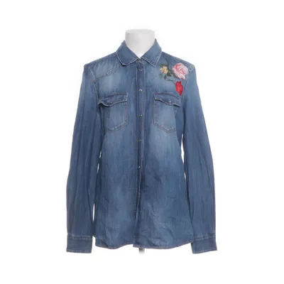 Jeansskjorte (Blå) fra 7 for All Mankind Bomuld