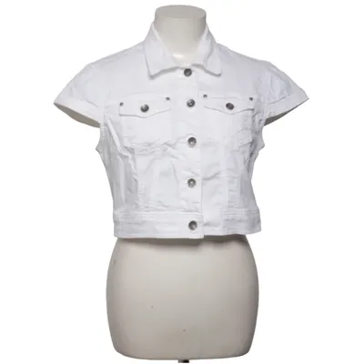 Gilet en jean (Blanc) de Soyaconcept Coton, Élasthane