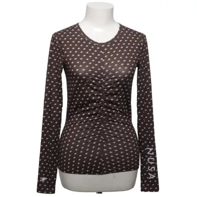 Haut (Marron, Blanc) de Planet NUSA Élasthane, Polyester recyclé