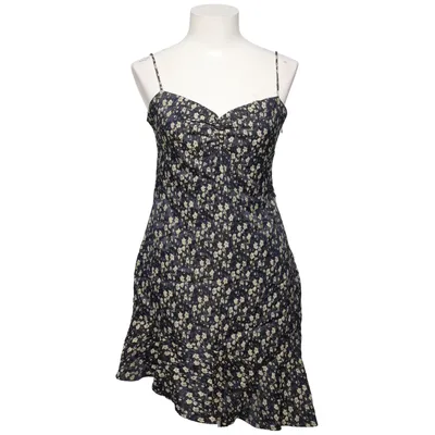 Jurk (Blauw, Wit) van Zara Basic Elastaan, Polyester, Viscose