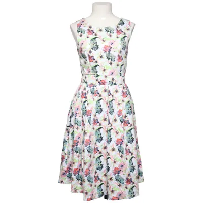 Robe (Blanc, Multicolore) de Stella Morgan Coton, Élasthane