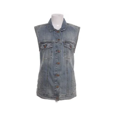 Jeansväst (Blå) från Global Bomull, Elastan