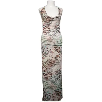 Maxi dress (Brown, Multicolored) from Boohoo Elastane, Polyester