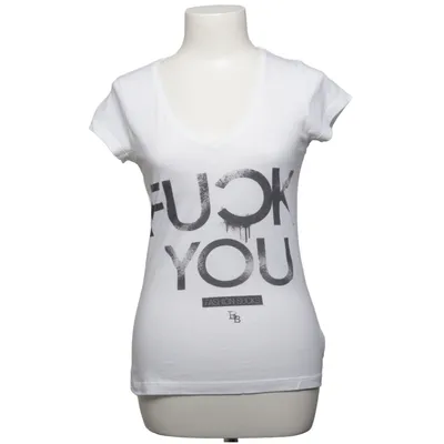 T-shirt (Hvid, Sort) fra Boom Bap Bomuld, Polyester