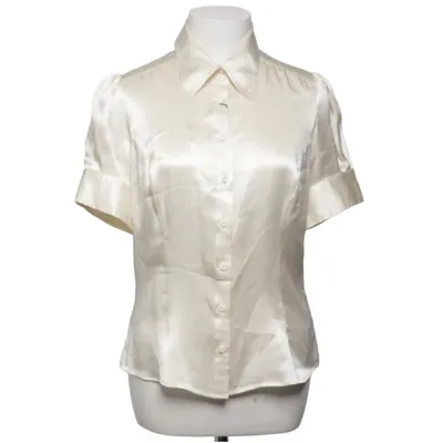 Chemise à manches courtes (Beige) de M by Madonna Soie