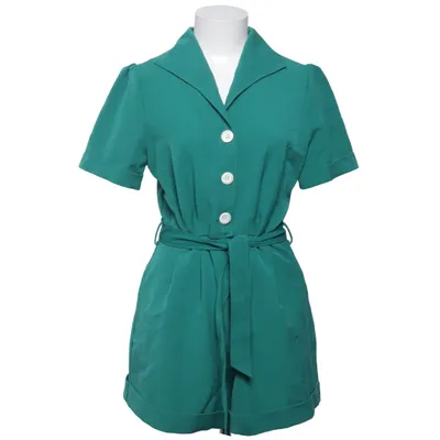 Buksedragt (Grøn) fra Pretty Retro Elastan, Polyester, Viscose