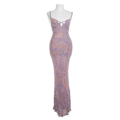 Maxi dress (Purple, Multicolored) from Free People Viscose