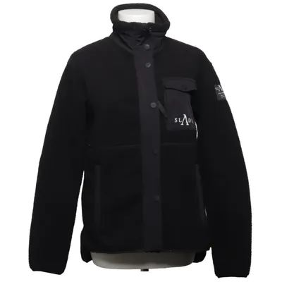 Fleece jacket (Black) from Slade Couture Elastane, Polyamide, Polyester
