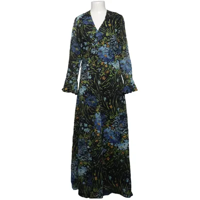 Robe longue (Noir, Bleu, Vert) de Trevira Polyester, Viscose