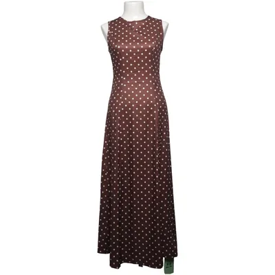 Robe longue (Marron, Blanc) de She Oh She Polyester