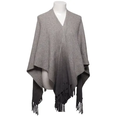 Poncho (Grijs) van Repeat Kasjmier, Wol