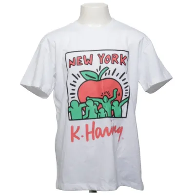 T-shirt (Hvid, Flerfarvet) fra Keith Haring