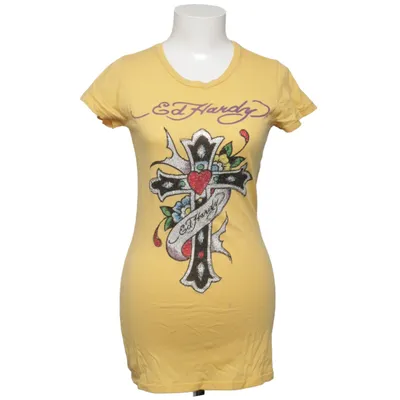 T-shirt (Jaune, Multicolore) de Ed Hardy by Christian Audigier Coton