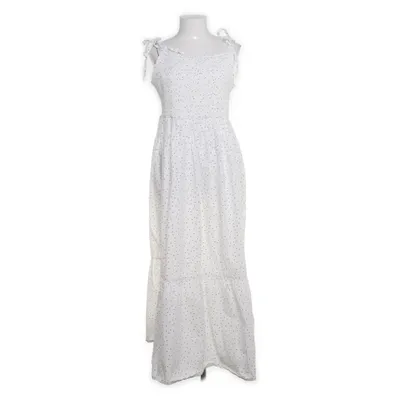 Maxi jurk (Wit, Meerkleurig) van L.O.G.G by H&M Katoen