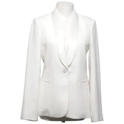Smokingkavaj (Vit) från Zara Polyester, Viskos