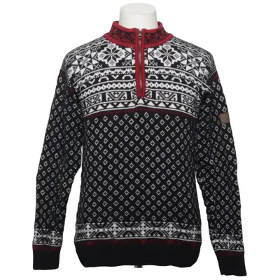 Lusekofta (Svart, Vit, Röd) från Bluewear Bomull