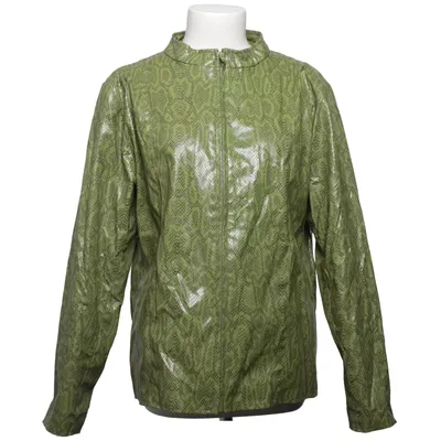 Jacket (Green) from Crazy World Polyester, Polyurethane