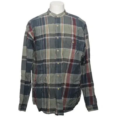 Flannel skjorte (Blå, Grøn, Beige) fra Basic Equipment Bomuld