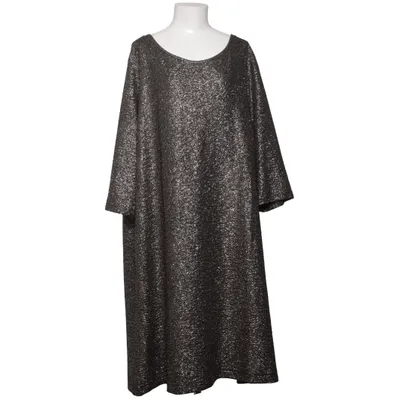 Klänning (Grå, Silverfärgad) från XLNT by KappAhl Elastan, Polyester