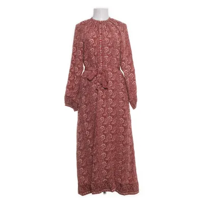 Maxi jurk (Beige, Rood) van Maison Hotel Katoen, Viscose
