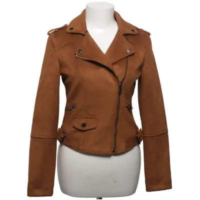 Bikerjacka (Brun) från Clockhouse by C&A Elastan, Polyester