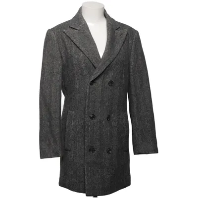 Coat (Gray) from Bertoni Polyamide, Wool