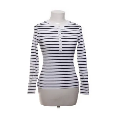 Henley shirt (Wit, Zwart) van Sézane Katoen, Elastaan