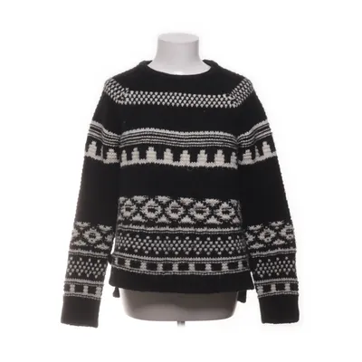 Trui (Zwart, Wit) van Zara Knit Acryl, Alpacawol