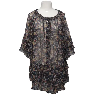 Blouse (Black, Multicolored) from Flash Polyester