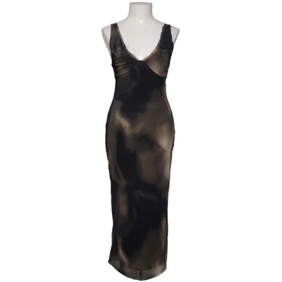 Maxikjole (Sort, Beige) fra Ardene Elastan, Polyester