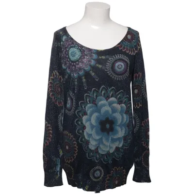 Strickpullover (Blau, Mehrfarbig) von Desigual Metallfaser, Polyester, Viskose