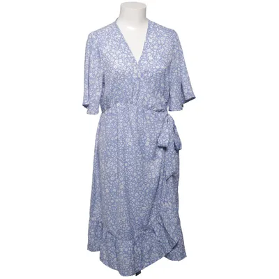 Wrap dress (Blue, White) from Heartbeats Polyester