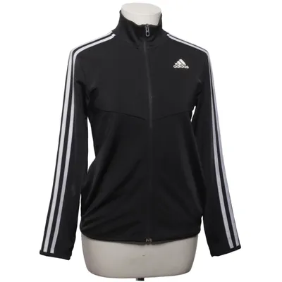 Veste de sport (Noir, Blanc) de Adidas Élasthane, Polyester