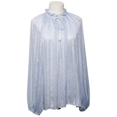 Blus (Blå, Vit) från H&M Polyester