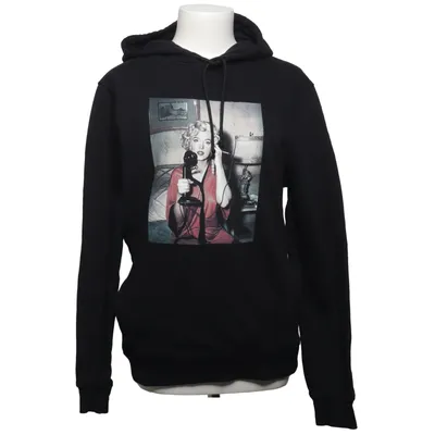 Capuchon sweater (Zwart) van Luxe Organisch katoen, Gerecycled polyester