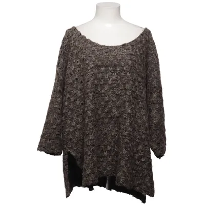 Sweater (Brun, Grå) fra La Bottega di Brunella Akryl, Mohair, Nylon