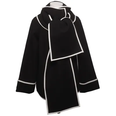 Jacka (Svart, Vit) från Bubbleroom Återvunnen polyester