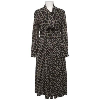 Maxikjole (Sort, Flerfarvet) fra Senes Elastan, Polyester, Viscose